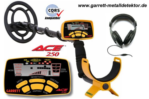Metalldetektor Garrett ACE 250